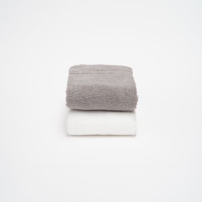 ORGANIC 120 Face Towel / Grey