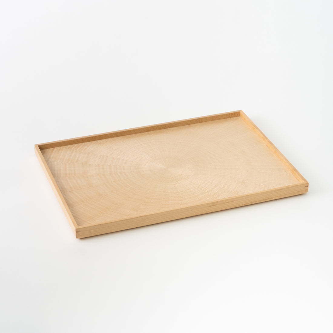 Rectangle Rays Tray / White Sycamore