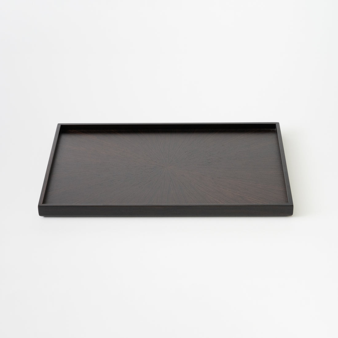 Rectangle Rays Tray (Ebony)