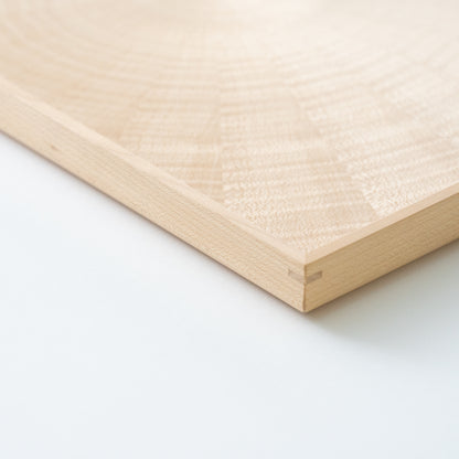 Rectangle Rays Tray / White Sycamore