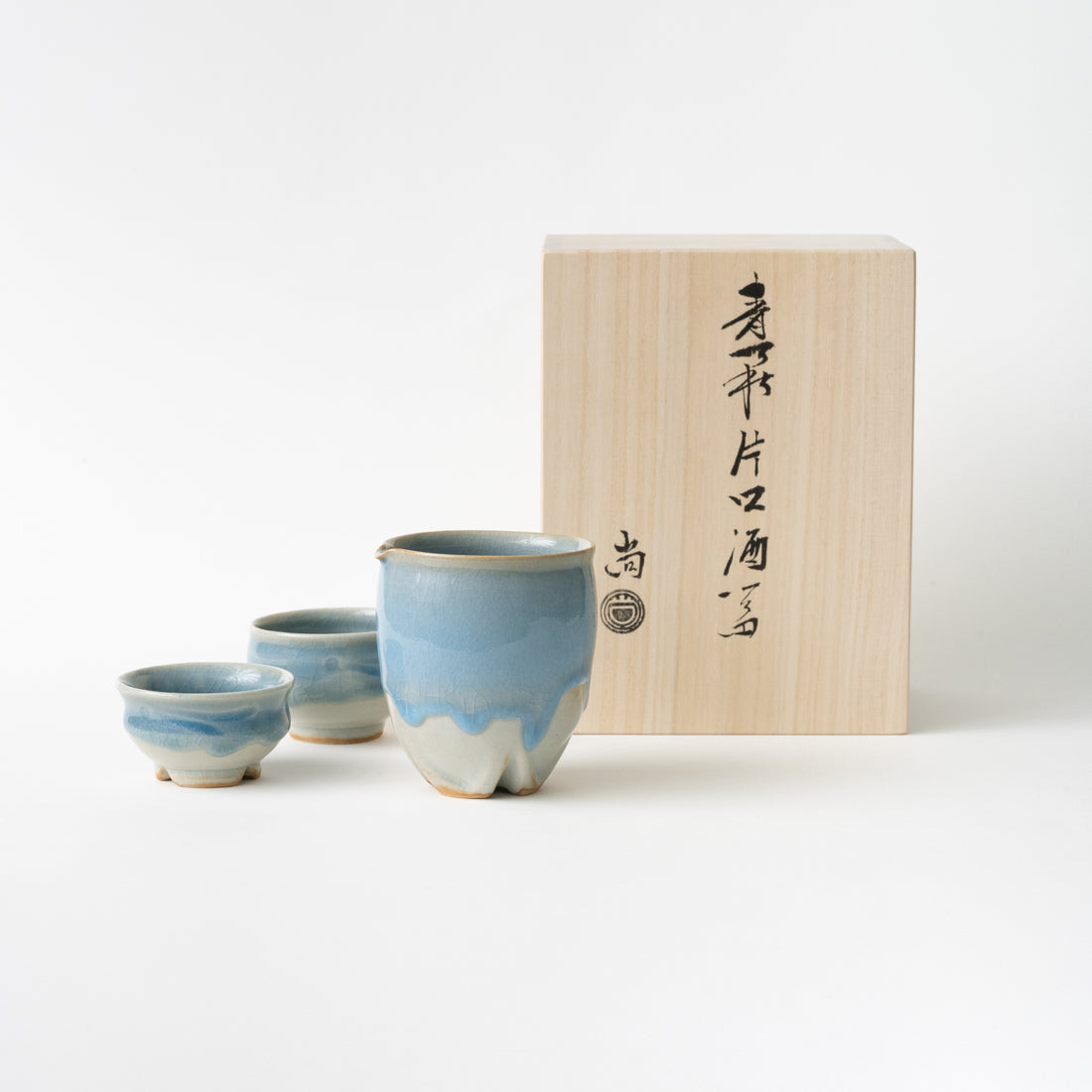 Ao-Hagi Sake Set