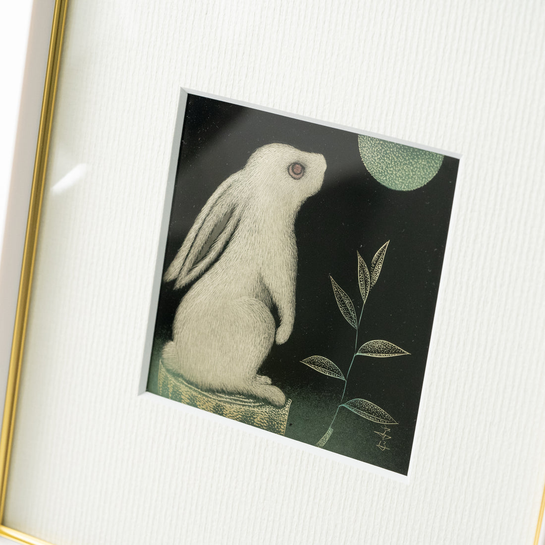 Chinkin Art Panel / Rabbit