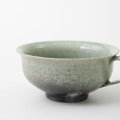 Ash Glaze Soup Cup (A) / Eijiro Tokunaga