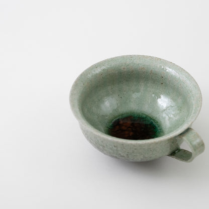 Ash Glaze Soup Cup (A) / Eijiro Tokunaga